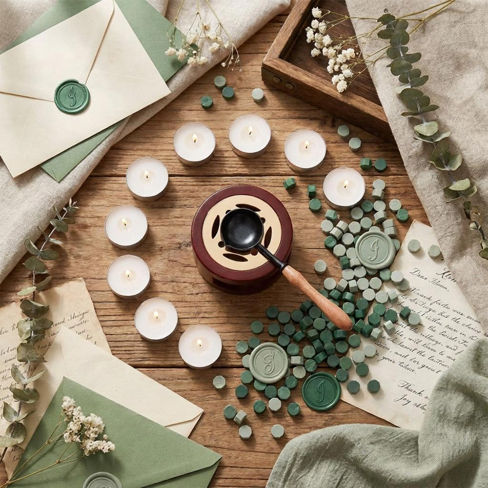 Set de Sellos de Cera DIY con  - Wax Seal Stamp Set reseña y precio